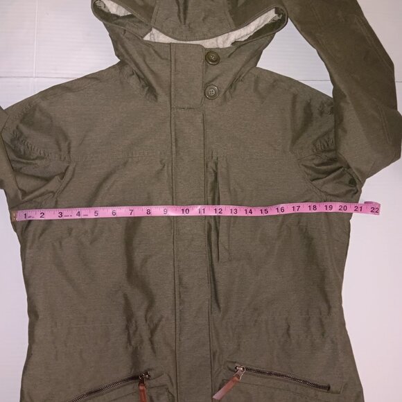 COLUMBIA FLEECE LINING FAUX FUR HOODIE SNOW JACKET - Picture 6 of 10